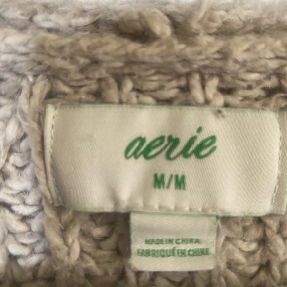 Aerie Space Dye Chunky Knit Crop Sweater M - Picture 5 of 8